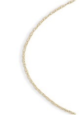 delightful little rope gold baby necklace